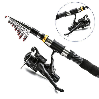Lure rod and reel set