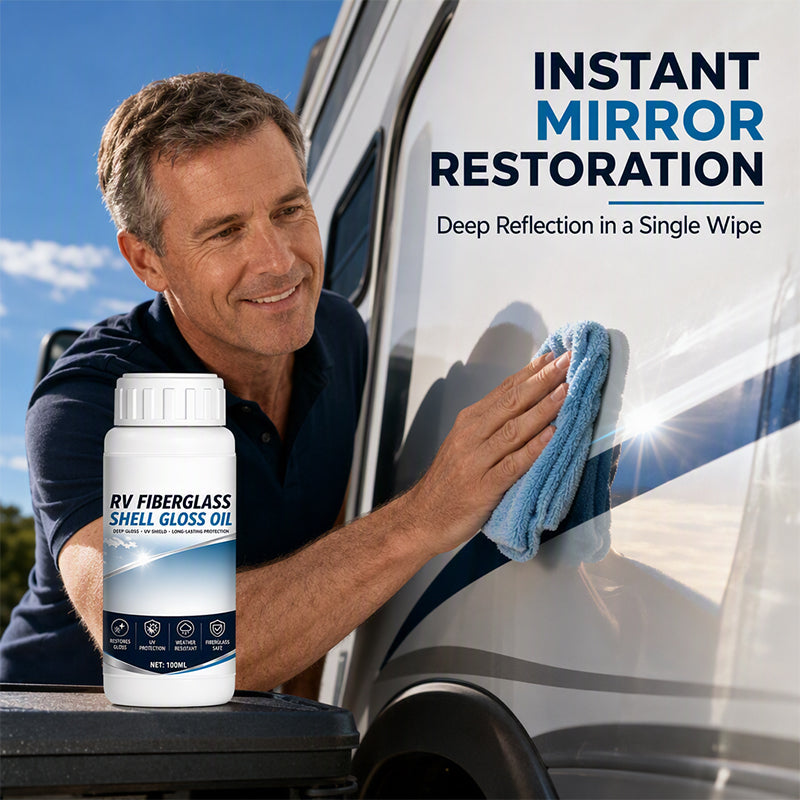 ⏰RV Fiberglass Gloss Oil Shine Restorer🚐✨