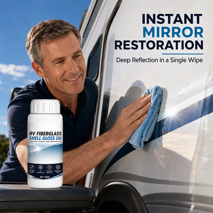 ⏰RV Fiberglass Gloss Oil Shine Restorer🚐✨