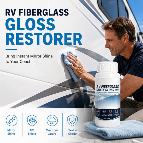 ⏰RV Fiberglass Gloss Oil Shine Restorer🚐✨