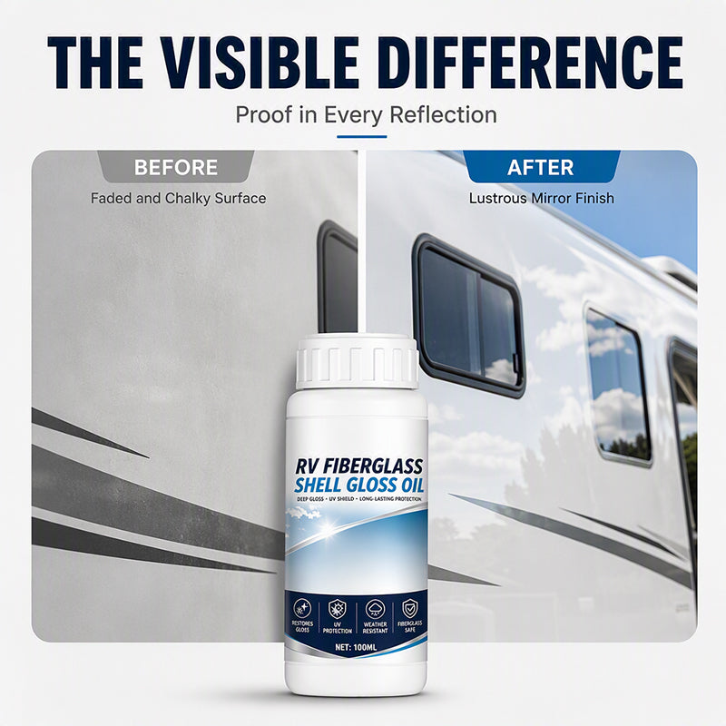⏰RV Fiberglass Gloss Oil Shine Restorer🚐✨