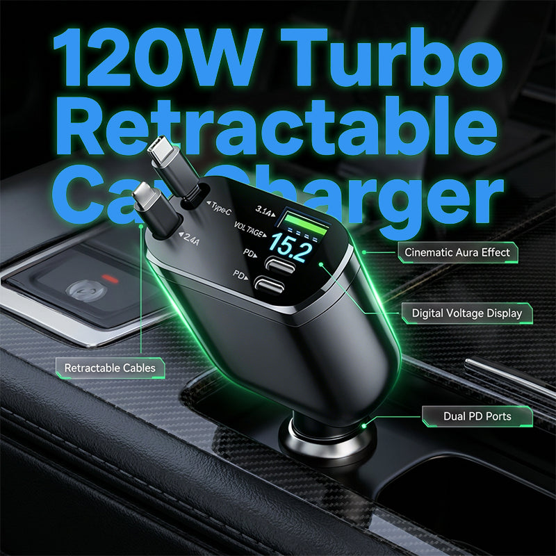 120W Super Fast Car Charger