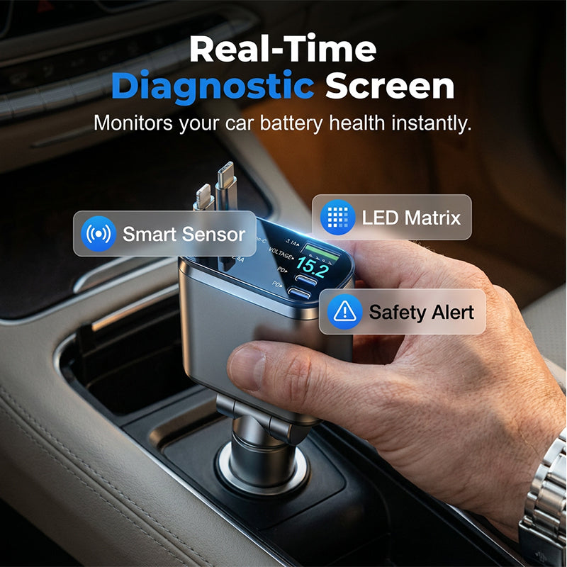 120W Super Fast Car Charger