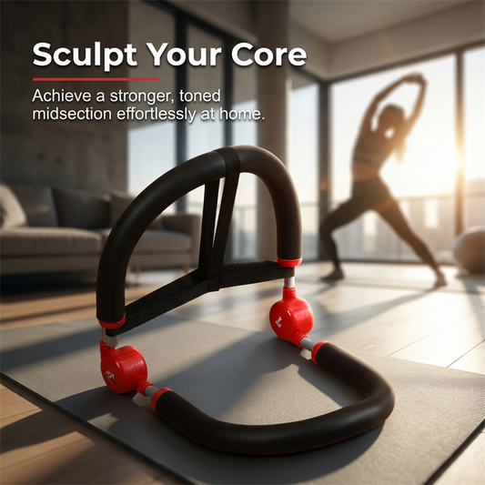 🛡️Core & Sit‑Up Exercise Machine – Assisted rebound protects your back, thick foam padding supports neck & spine. 🏠✨