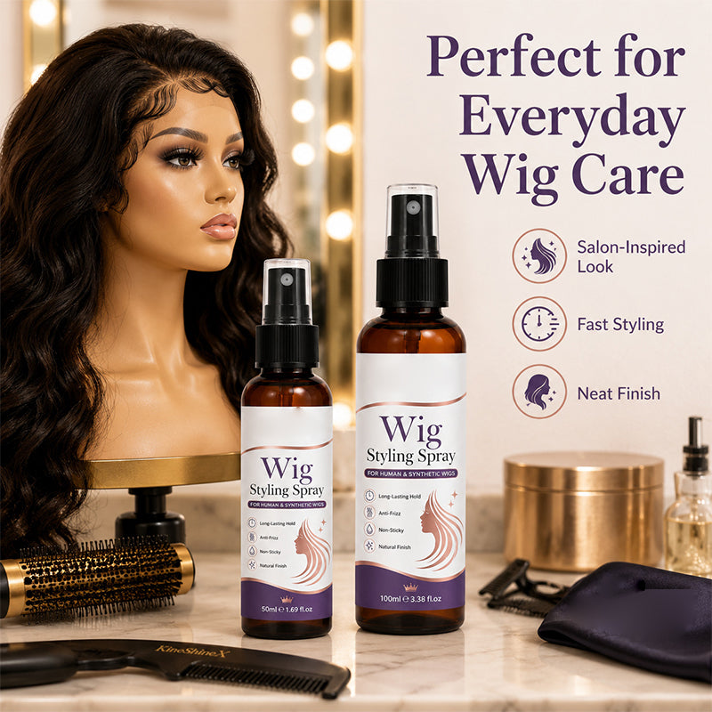 Long-Lasting Anti-Frizz Wig Styling Spray