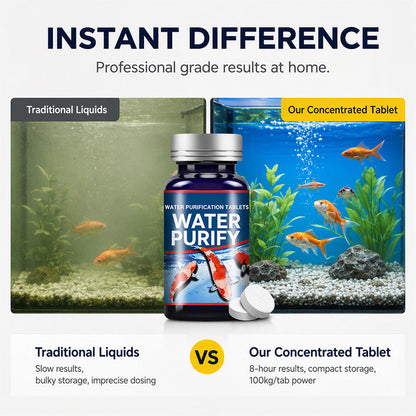 🥳HOT SALE🥳💞50K+ SOLD! Aquarium Tablets – From £8.99! 50 tablets, nitrifying bacteria & clear water. Less maintenance – grab yours! ✅