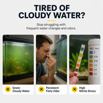 🥳HOT SALE🥳💞50K+ SOLD! Aquarium Tablets – From £8.99! 50 tablets, nitrifying bacteria & clear water. Less maintenance – grab yours! ✅