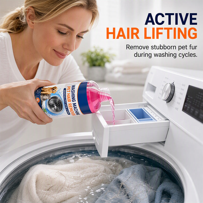 Deep Clean Washers Instantly! No-Odor 4-in-1 Pet Hair Laundry Cleaner