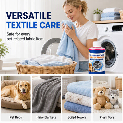 Deep Clean Washers Instantly! No-Odor 4-in-1 Pet Hair Laundry Cleaner