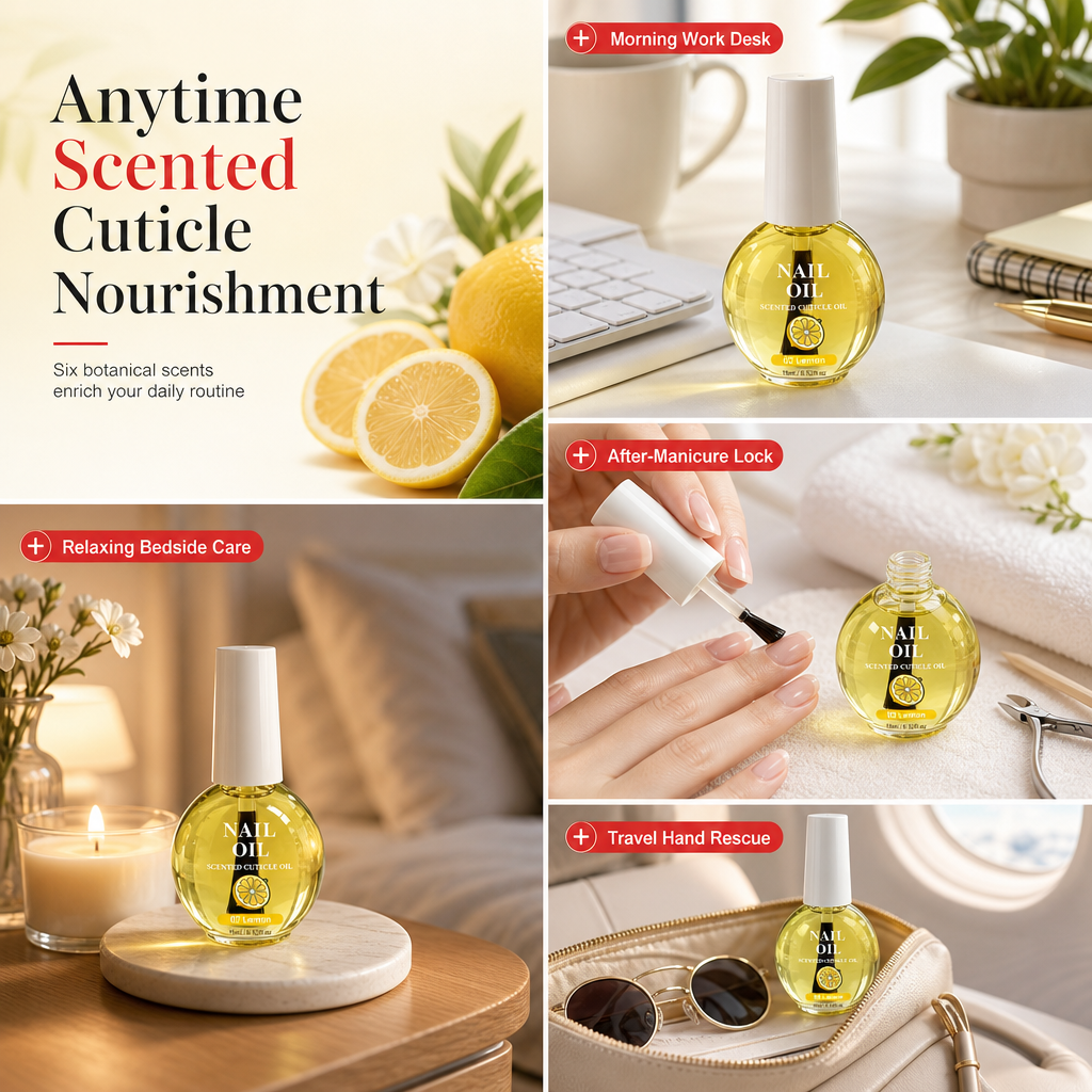 🥳 Hot Sale! 🥳💞 Over 10,000 sold! Cuticle Care Oil—Deeply moisturizing, available in 6 scents, and comes with a precision brush. Get healthy, beautiful nails—hurry and grab yours now! ✅