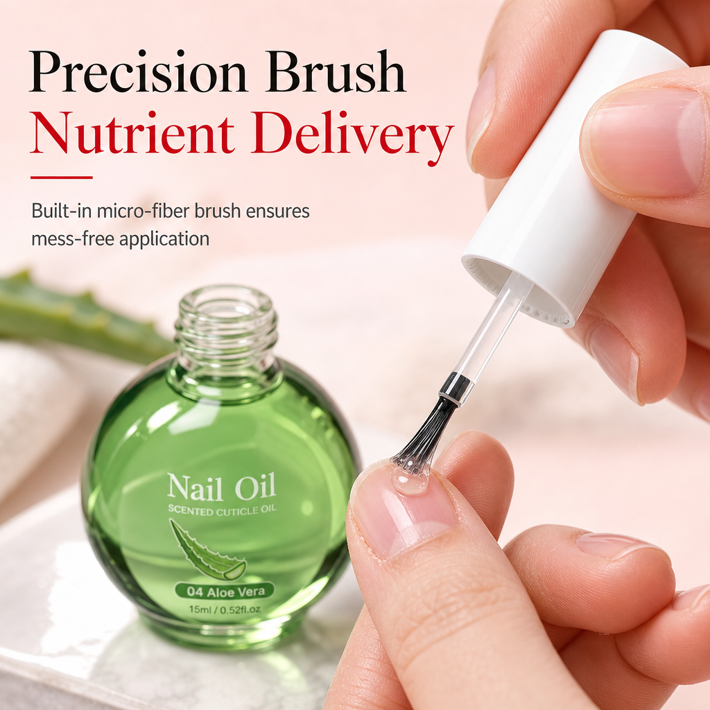 🥳 Hot Sale! 🥳💞 Over 10,000 sold! Cuticle Care Oil—Deeply moisturizing, available in 6 scents, and comes with a precision brush. Get healthy, beautiful nails—hurry and grab yours now! ✅