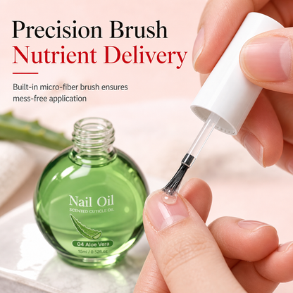 🥳 Hot Sale! 🥳💞 Over 10,000 sold! Cuticle Care Oil—Deeply moisturizing, available in 6 scents, and comes with a precision brush. Get healthy, beautiful nails—hurry and grab yours now! ✅