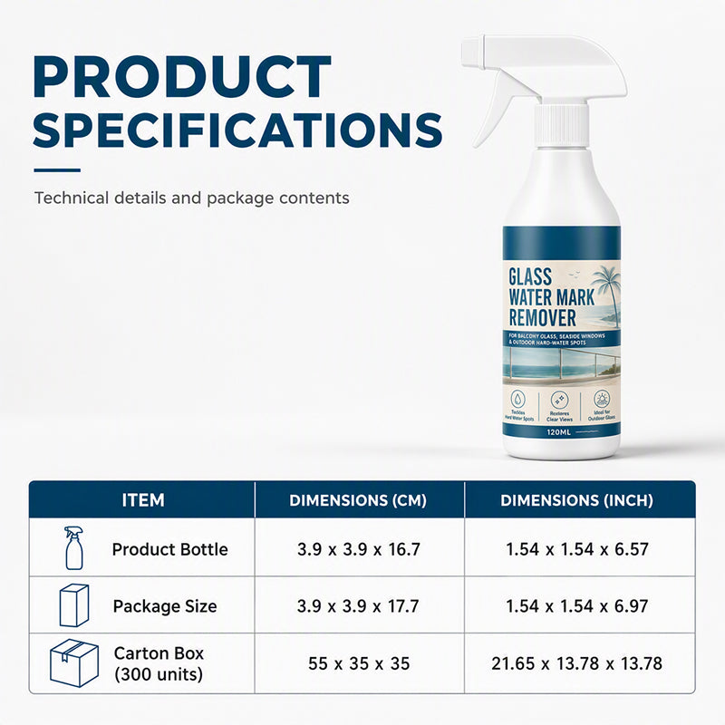 Glass Water Mark Remover Spray