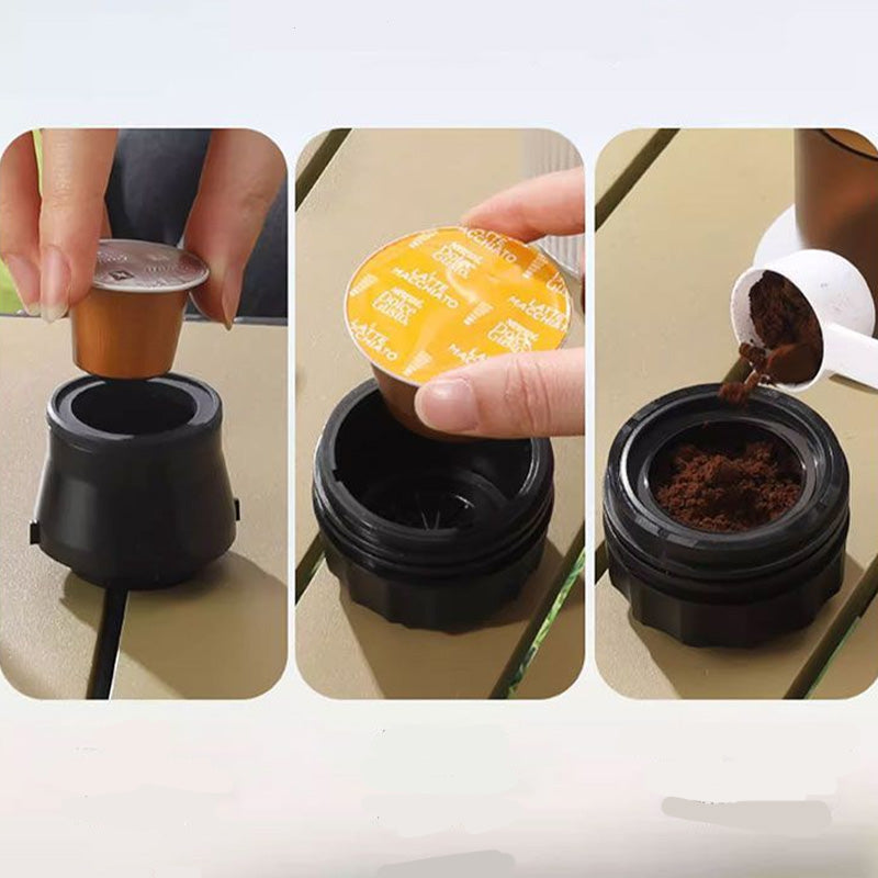 🎁2026 New Arrivals 50% OFF💥Portable Espresso Maker – digital display, Type-C rechargeable, 90ml tank & 120ml cup. Enjoy fresh hot coffee anywhere! 🛡️💪