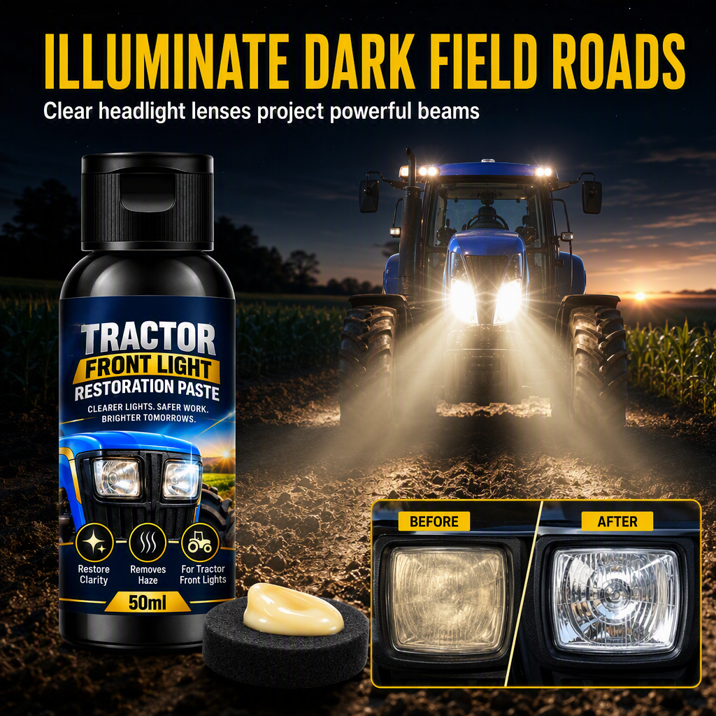 Agricultural Tractor and Vehicle Headlight Restoration Cream