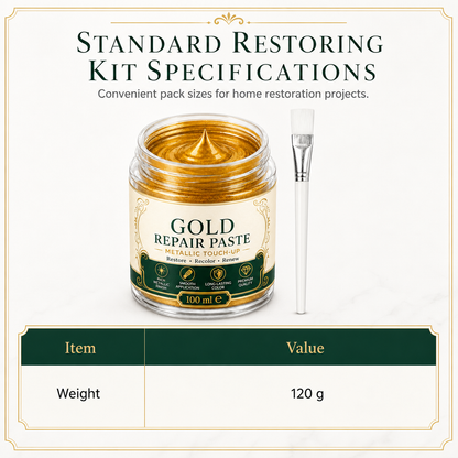 ✨Buy 2 Get 1 Free✨Gold/Silver Metallic Refinishing Repair Paste with Brush