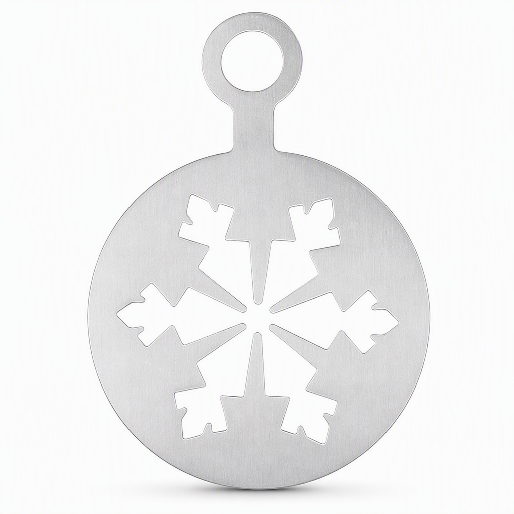 Stainless Steel Coffee Latte Art Stencil Template