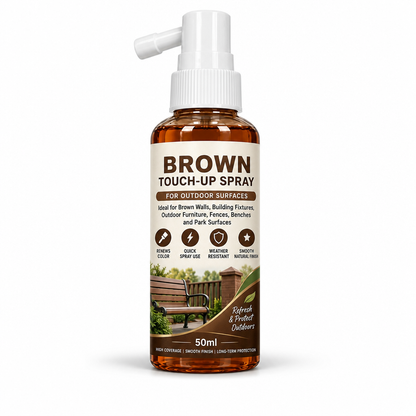 🪵✨ Brown Wood Touch-Up Spray – Refresh Faded Outdoor Furniture