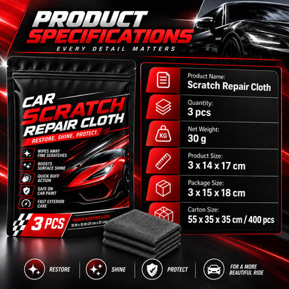 Paint-Safe Car Scratch Repair Cloth