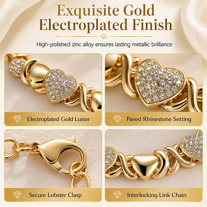 🎁 Early Christmas Hot Sale 50% OFF🎅 Classic Heart Shape Jewelry 4-Piece Set