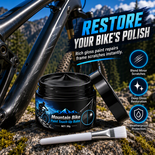 🚲🖌️Bike‑Frame Touch‑Up Paste with Brush | Refresh Frame Look Without Full Repainting🎒