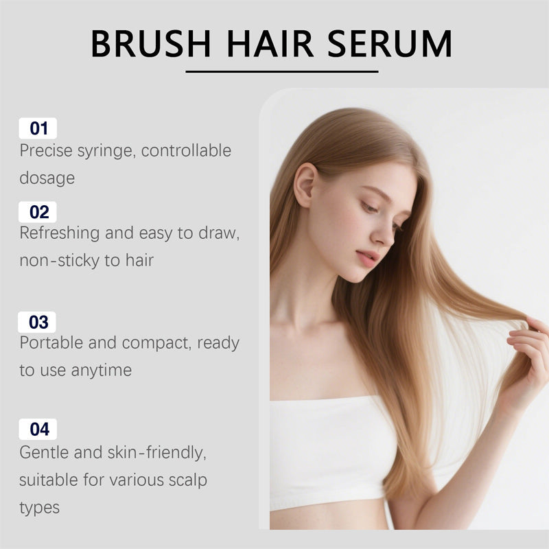 Brush Hair Serum for Daily Scalp Care