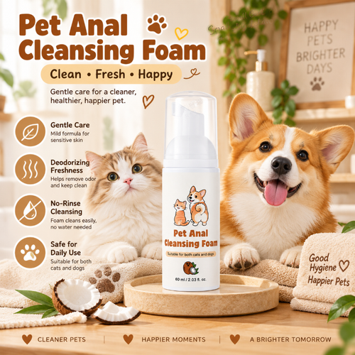 No-Rinse Pet Anal Cleansing Foam
