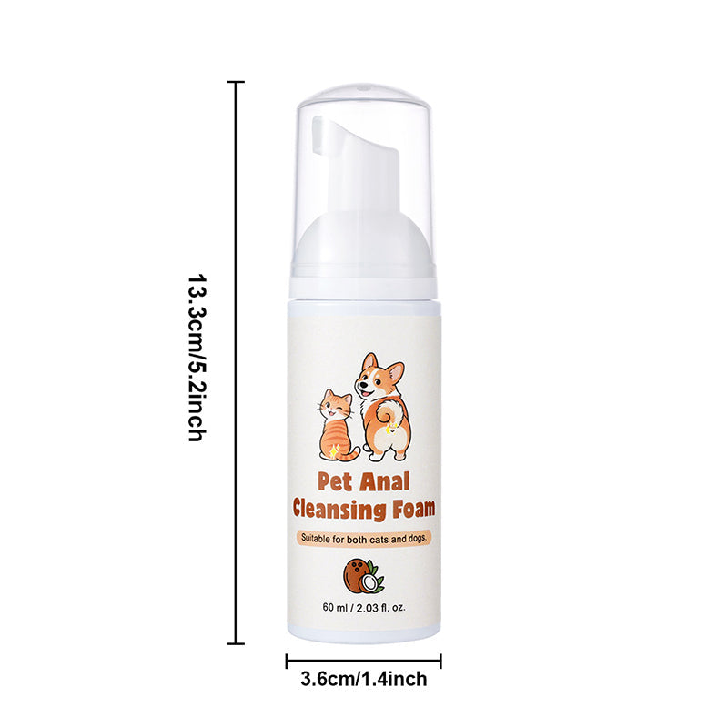 No-Rinse Pet Anal Cleansing Foam