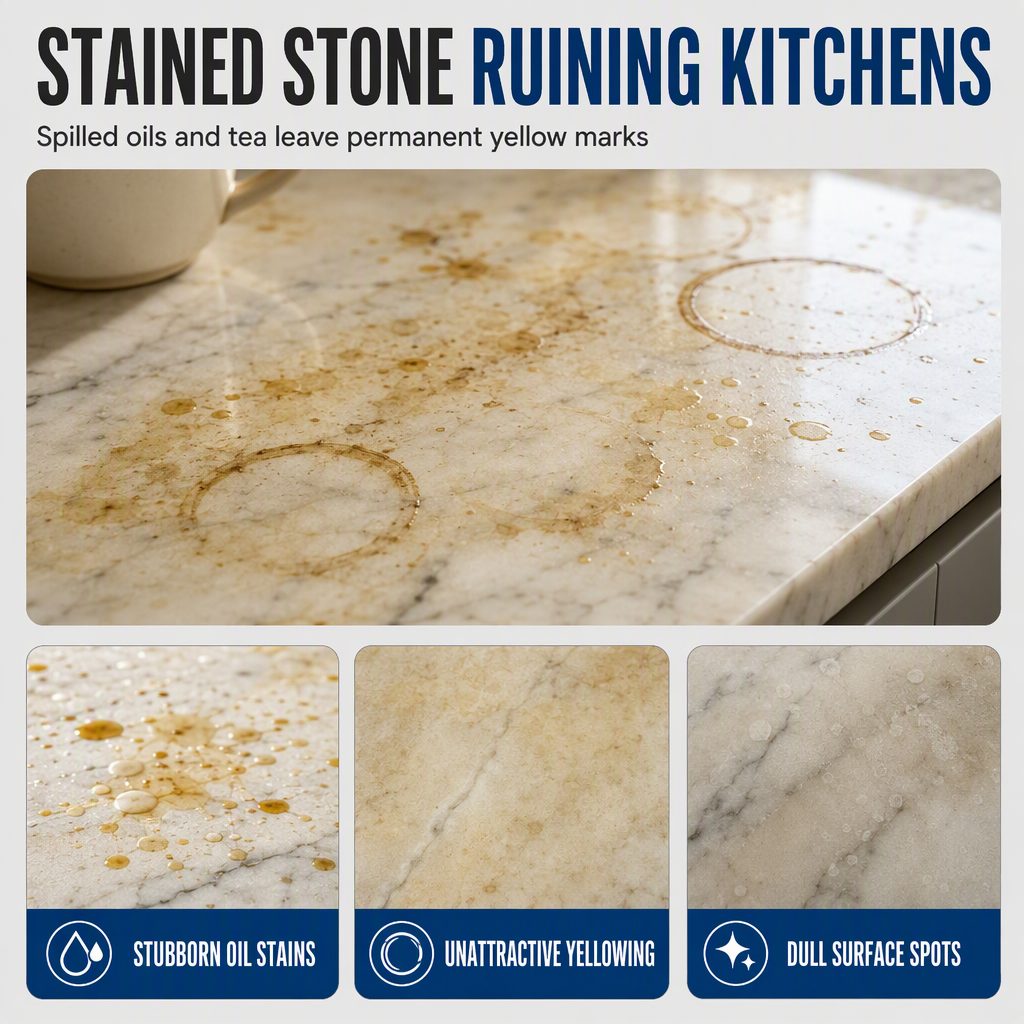 Household Stone Stain Remover & Cleaner