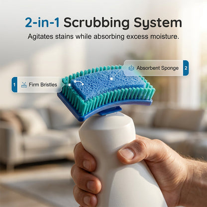 No-Wash Carpet & Sofa Cleaner with Brush