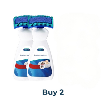 No-Wash Carpet & Sofa Cleaner with Brush