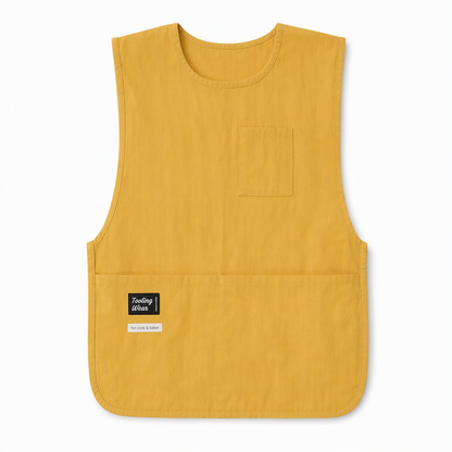 ⏳Time-Limited Special⏰Waterproof and Oilproof Kitchen Vest Apron Breathable Sleeveless Workwear for Catering and Food Service