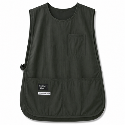 ⏳Time-Limited Special⏰Waterproof and Oilproof Kitchen Vest Apron Breathable Sleeveless Workwear for Catering and Food Service