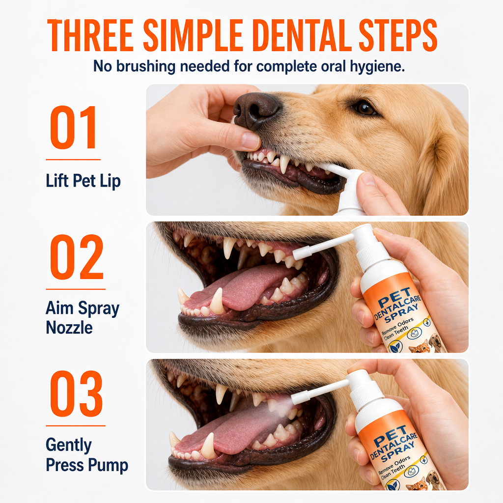 Pet Oral Care Spray & Breath Freshener
