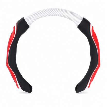 🔥Universal Carbon Fibre Steering Wheel Cover – Anti-Slip Breathable Grip & Napa-Style Finish, Refresh Your Daily Drive ✨