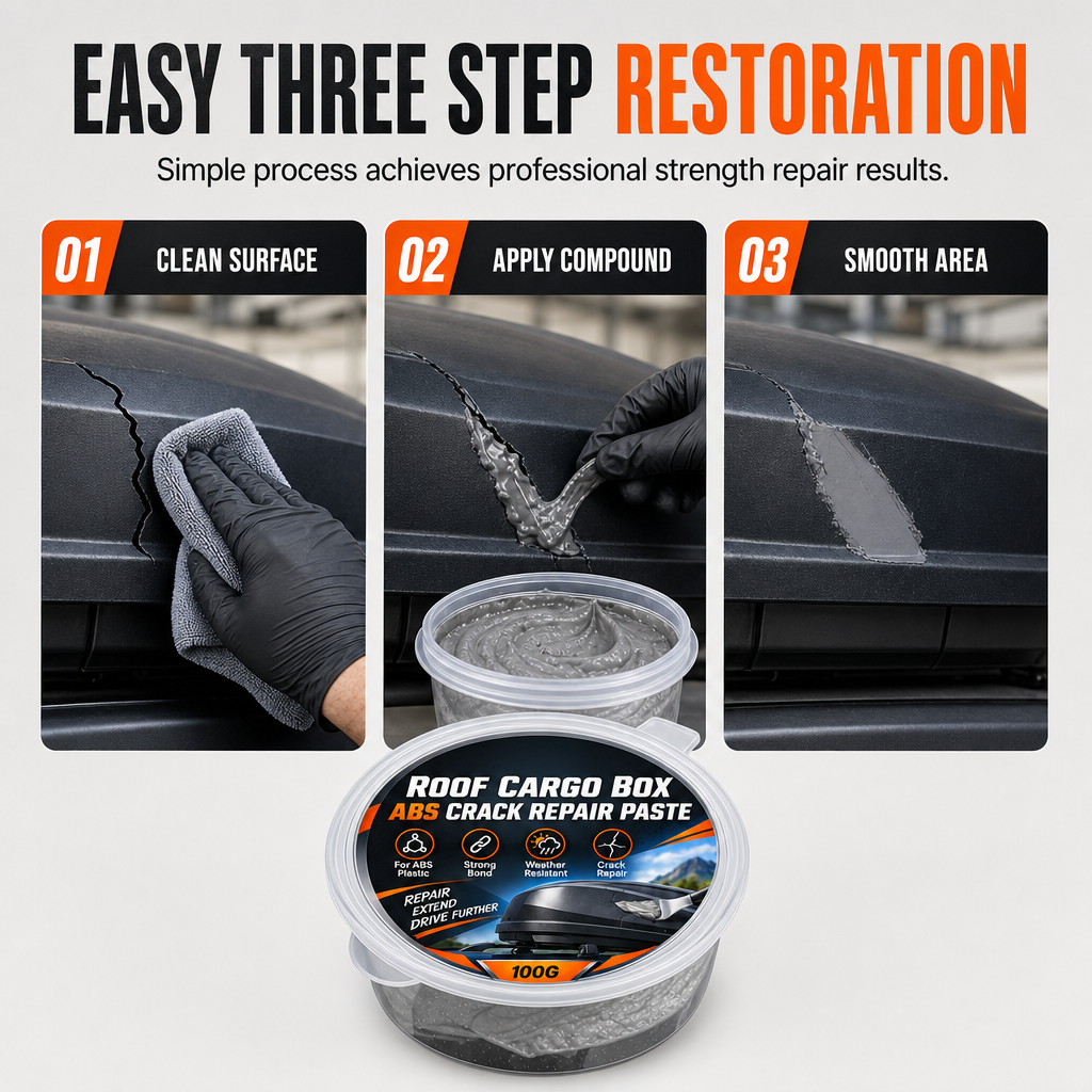 🚗💧 Roof Box Crack Filler Cream – Waterproof, Fast-Dry, Easy Repair! 🛠️✨
