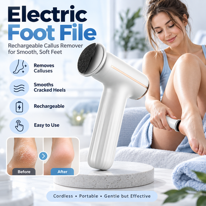 Rechargeable Electric Foot File for Foot Care