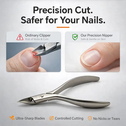 ⏰Stainless Steel Ingrown Toenail Clipper and Dead Skin Nipper 2 Piece Manicure Set