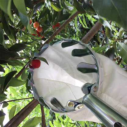 ⏳ Limited-Time Offer! 🍎 Fruit Picker Head Basket – No Ladder Needed, Reach High Branches & Pick Apples, Pears & More 🌳