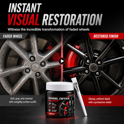 🔥 Last Day🔥Car Wheel Touch Up with Detail Brush