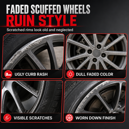 🔥 Last Day🔥Car Wheel Touch Up with Detail Brush