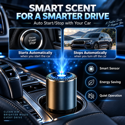 Smart Car Aroma Diffuser with Starry Projection