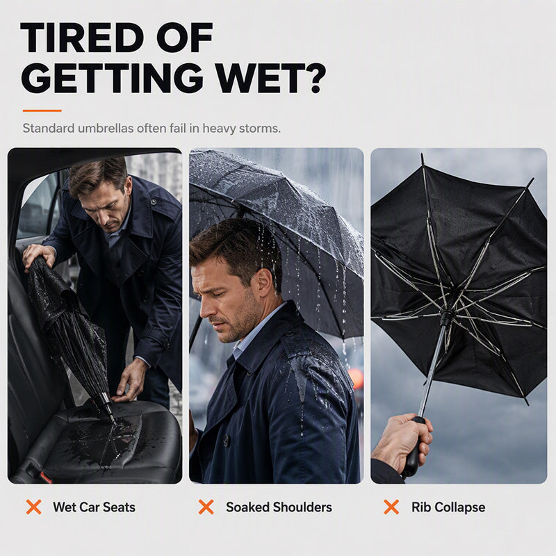 Extra Large Windproof Folding Umbrella
