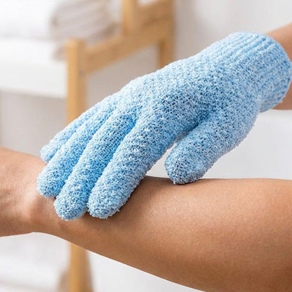 Five-Finger Exfoliating Glove for Bath and Shower
