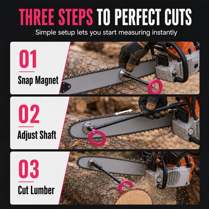 ⏳Time-Limited Special⏰Chainsaw Cutting Marker Alignment Tool for Wood Cutting