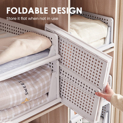 👕🗂️ Modular Closet Storage Drawers – 50% OFF! Stack & combine, durable PP build, fold-flat when unused – clutter-free wardrobe.