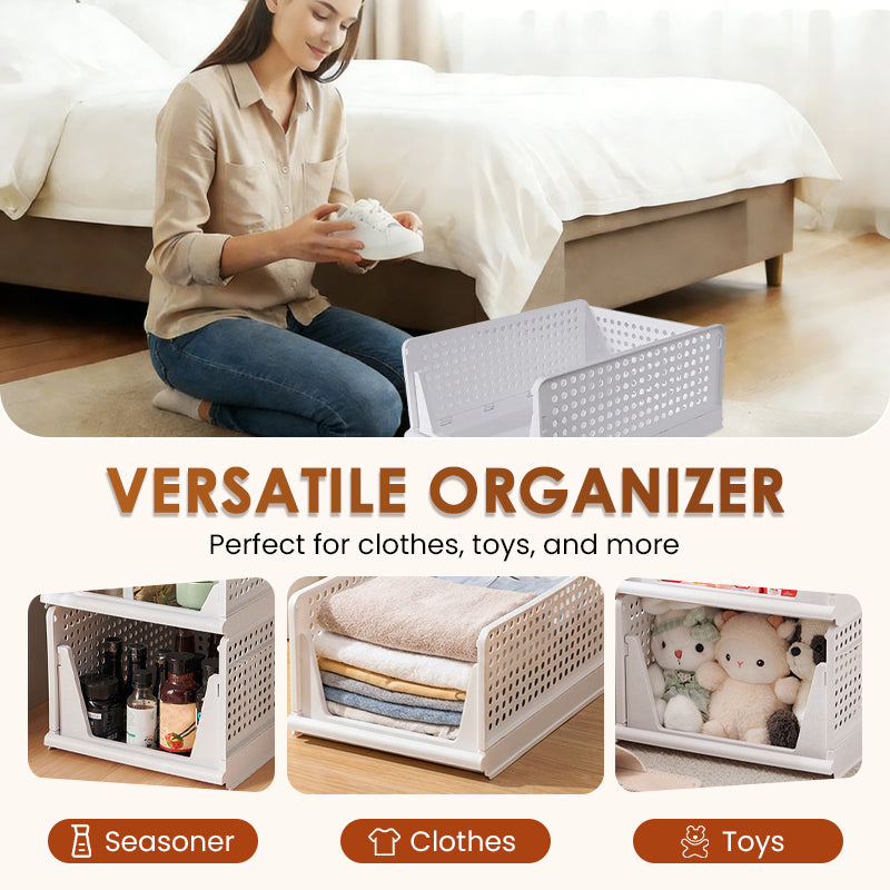 👕🗂️ Modular Closet Storage Drawers – 50% OFF! Stack & combine, durable PP build, fold-flat when unused – clutter-free wardrobe.