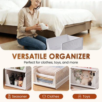 👕🗂️ Modular Closet Storage Drawers – 50% OFF! Stack & combine, durable PP build, fold-flat when unused – clutter-free wardrobe.