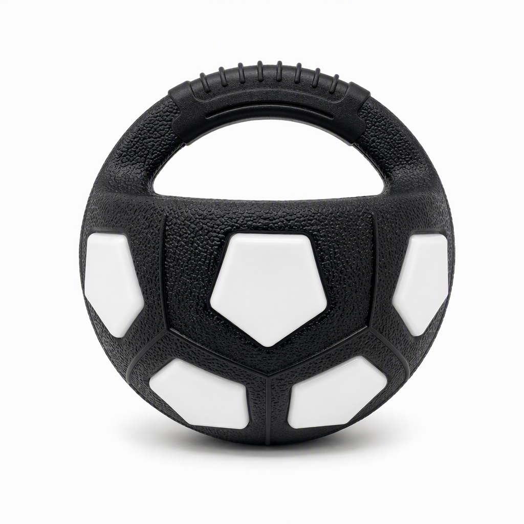 Interactive Dog Soccer Ball Toy with Grab Tabs