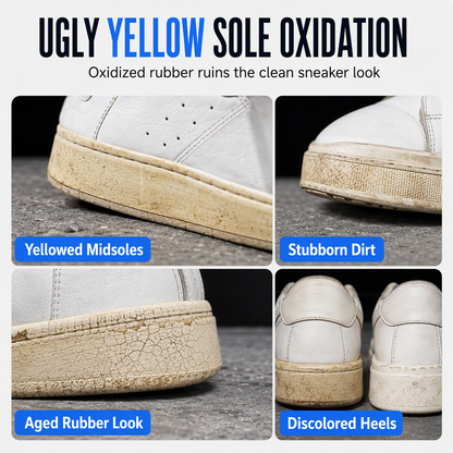Shoe Sole Whitening Spray for De-yellowing and Oxidation Removal
